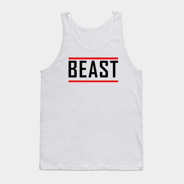 Beast Tank Top by cecatto1994